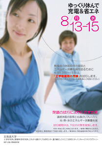 建物閉鎖試行ポスター