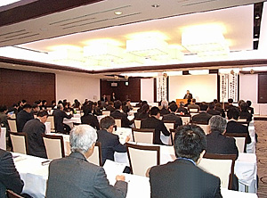 総長の開会挨拶