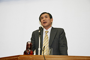 佐々木サステイナビリティ学教育研究センター長の講演