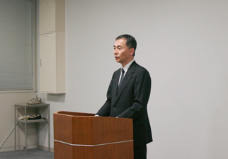 馬場工学院長の挨拶