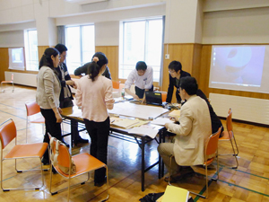 グループ作業の様子