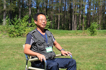 サッカー日本代表前監督の岡田武史氏の登場に受講生一同が湧く
