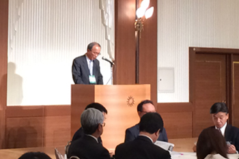 山口総長による全体会挨拶