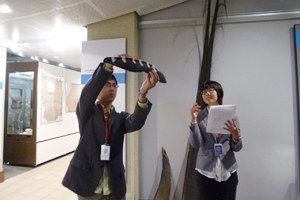 魚類の展示解説(杉谷さん)