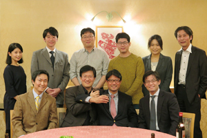 懇親会にて記念撮影