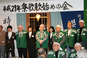 OBと現寮生の熱唱