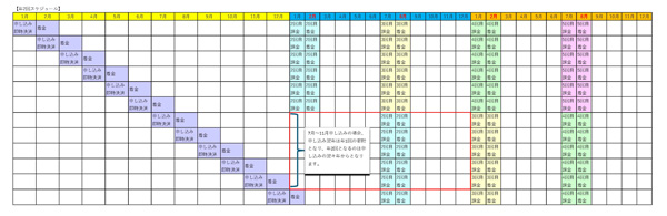 年2スケジュール