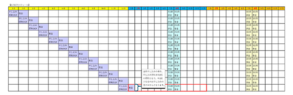 年2スケジュール