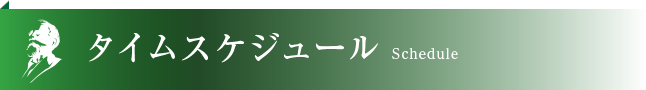 タイムスケジュール