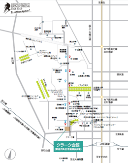 シャトルバス路線図