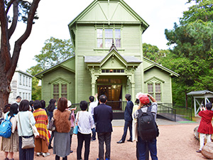 キャンパスツアーの様子