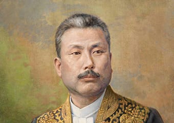 黒田清輝作・油彩画「橋口文蔵(札幌農学校第3代校長)」