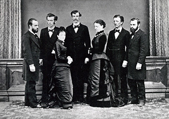 札幌農学校の外国人教師夫妻(1879年)