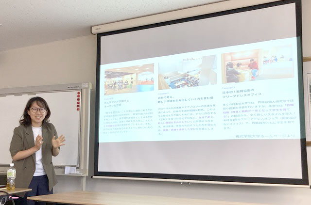 修了生による講演の様子@IMCTS