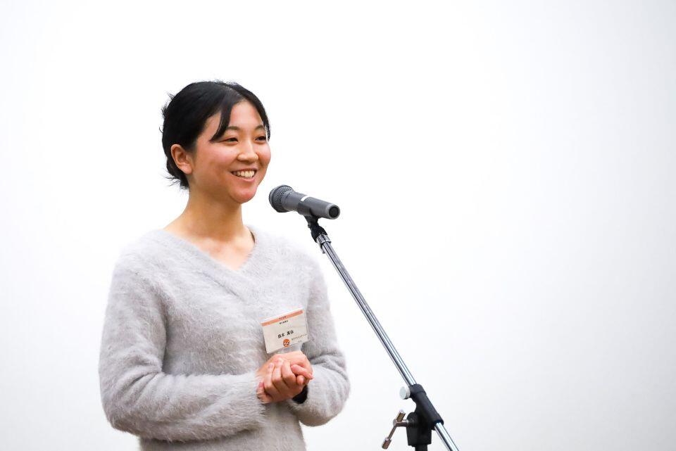 今年の実行委員で代表を務めた森本真依さん（農学院修士1年）