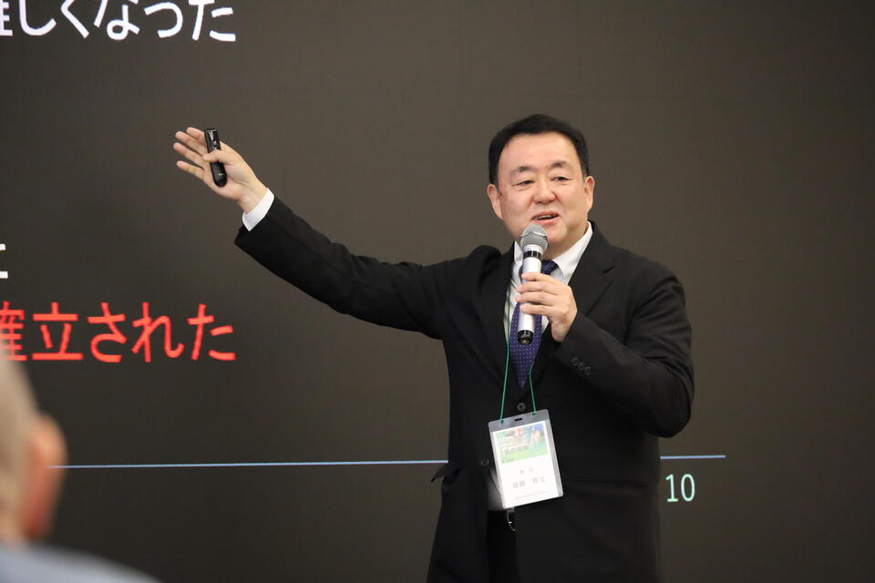 後藤教授は和牛の生産性向上と環境負荷の低減を両立し、持続可能な畜産研究を目指す