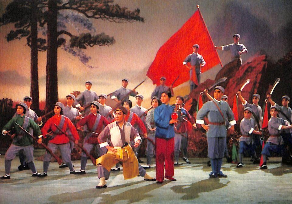 革命現代京劇『紅灯記』（革命現代京劇『紅灯記』外文出版社、1972より）