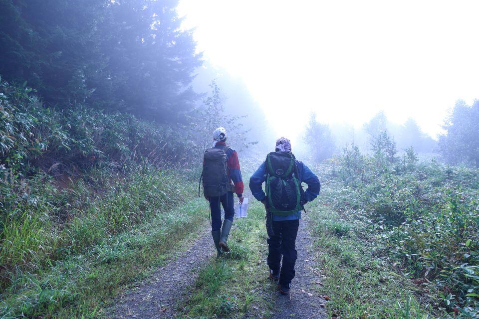 天塩研究林での調査の様子（撮影：長尾美歩）