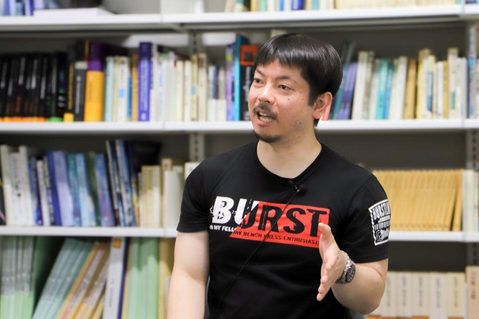 北極域研究センター 安成哲平 特任准教授(写真:Aprilia Agatha Gunawan)