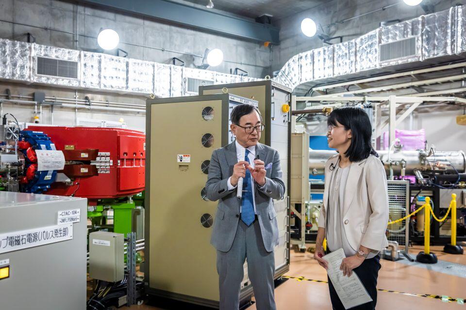 加速器室にて