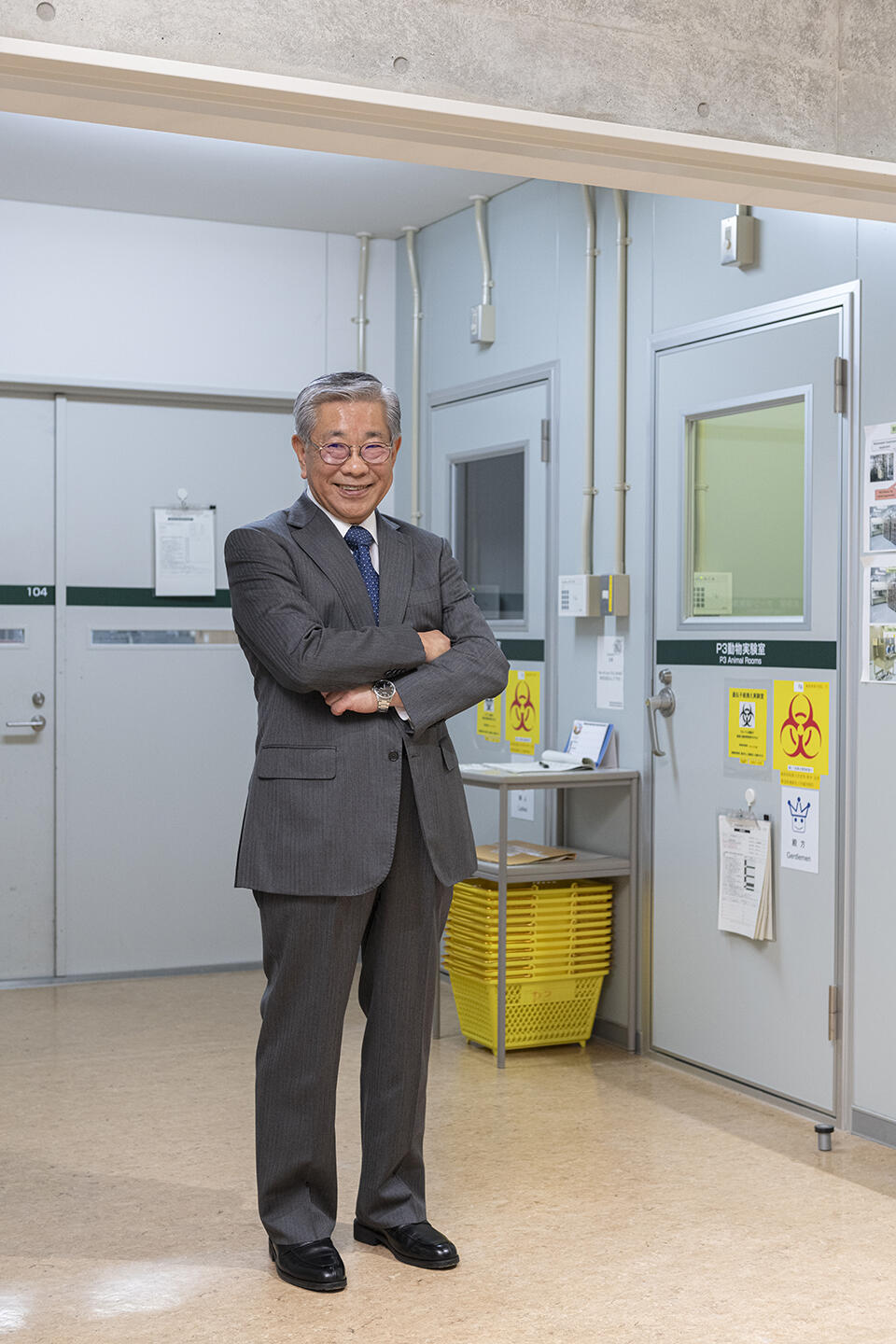 人獣共通感染症国際共同研究所の統括を務める喜田宏教授