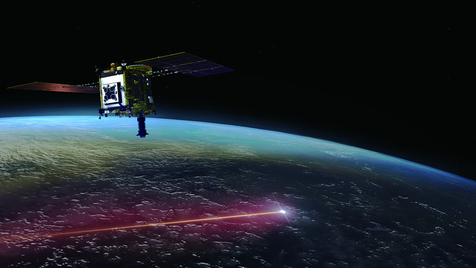 地球に帰還し、再突入カプセルを切り離した「はやぶさ2」のイメージ図(©JAXA)
